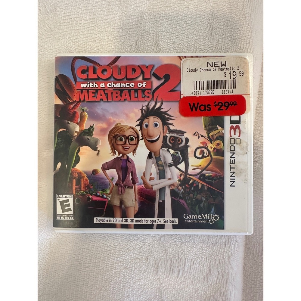 Cloudy with a Chance of Meatballs 2 - Nintendo 3DS Video Game
